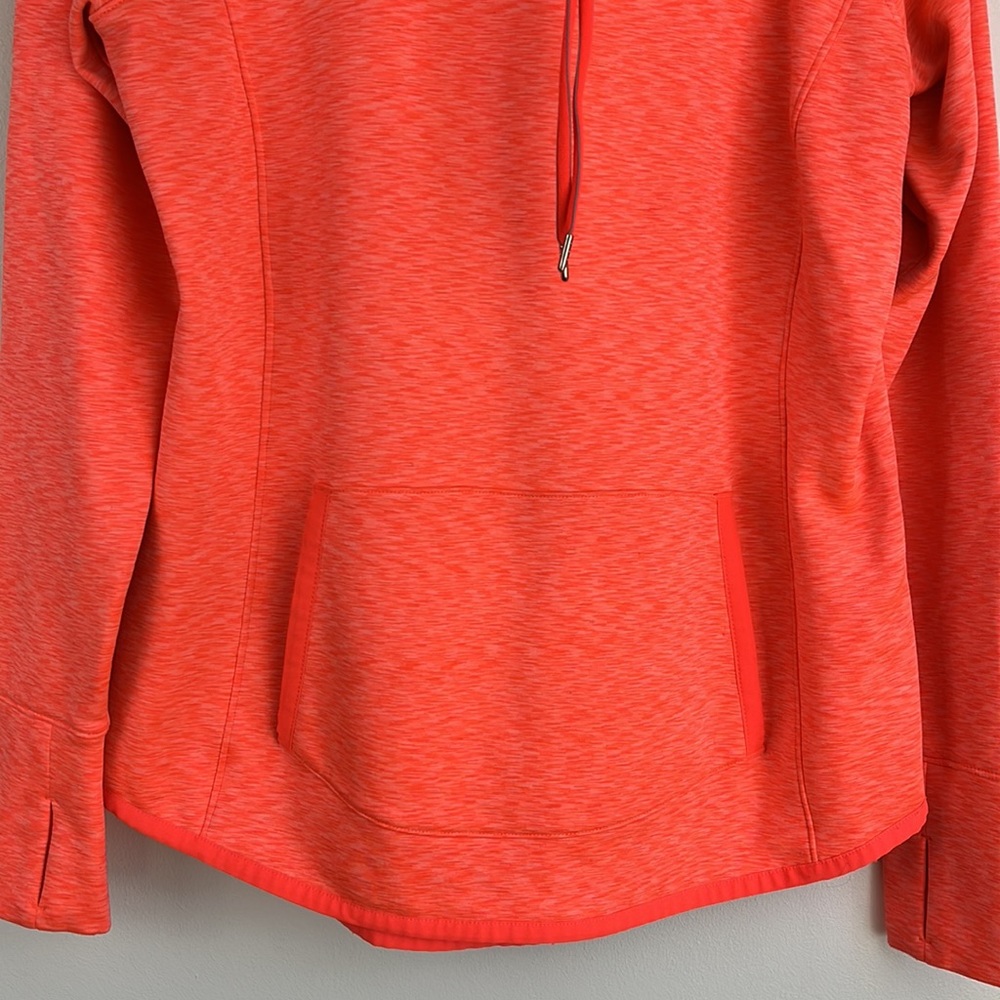 Athleta women’s Tranquility hoodie bright coral. Size Medium - Picture 5 of 11